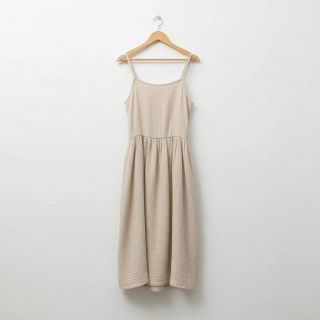 Double gauze/muslin light sand ORGANIC