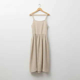 Double gauze/muslin light sand ORGANIC