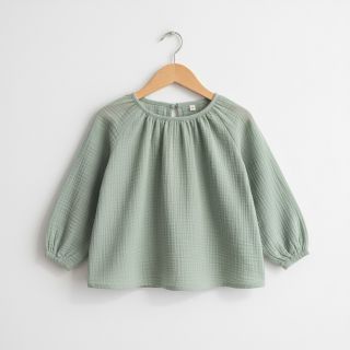 Double gauze/muslin dark mint ORGANIC