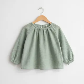 Double gauze/muslin dark mint ORGANIC