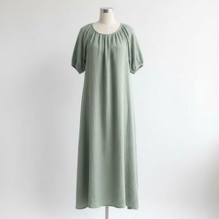 Double gauze/muslin dark mint ORGANIC