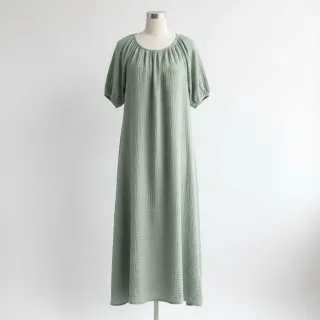 Double gauze/muslin dark mint ORGANIC