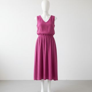 Double gauze/muslin cerise ORGANIC