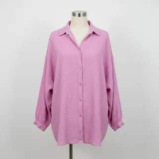 Double gauze/muslin light pink ORGANIC