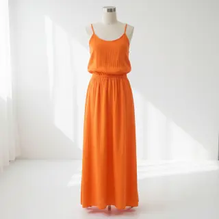 Double gauze/muslin neon orange