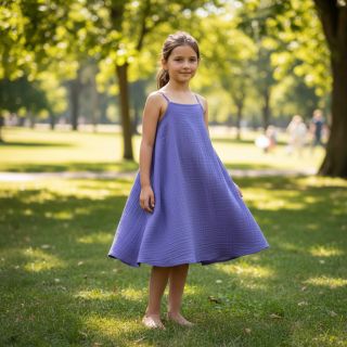 Double gauze/muslin lavender