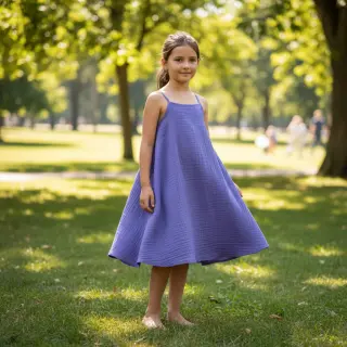 Double gauze/muslin lavender