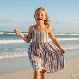 Double gauze/muslin yarn dyed Stripe purple