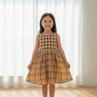 Double gauze/muslin Double sided CHECKS multicolour brown