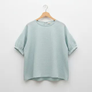 Double gauze/muslin baby blue ORGANIC