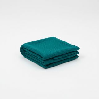 Double gauze/muslin dark cyan