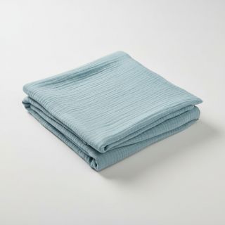 Double gauze/muslin teal