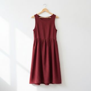 Double gauze/muslin bordeaux