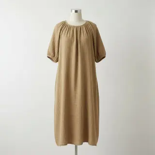 Double gauze/muslin beige