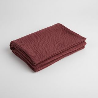 Double gauze/muslin rouge