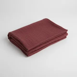 Double gauze/muslin rouge
