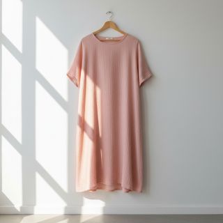 Double gauze/muslin light rose