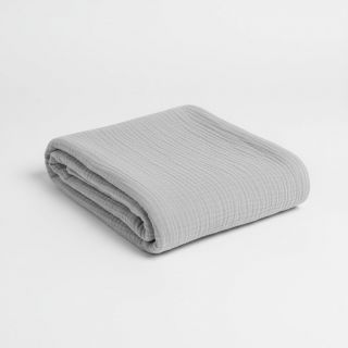 Double gauze/muslin light grey