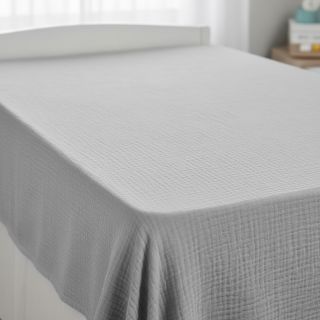 Double gauze/muslin light grey