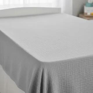 Double gauze/muslin light grey