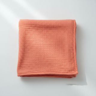 Double gauze/muslin coral