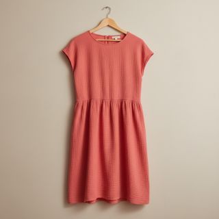 Double gauze/muslin coral