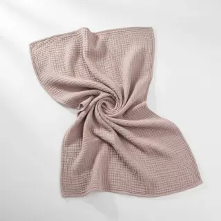Double gauze/muslin old rose