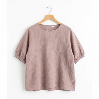 Double gauze/muslin old rose