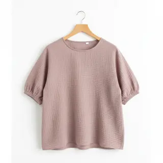 Double gauze/muslin old rose