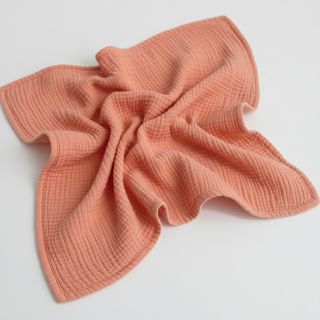 Double gauze/muslin salmon