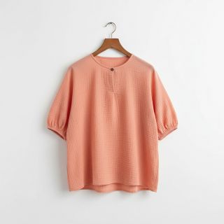 Double gauze/muslin salmon