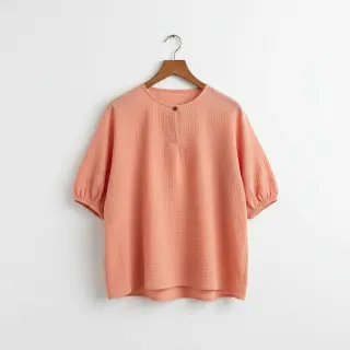 Double gauze/muslin salmon