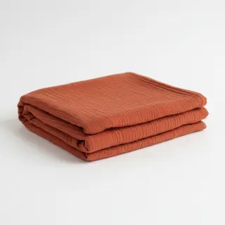 Double gauze/muslin terra ORGANIC