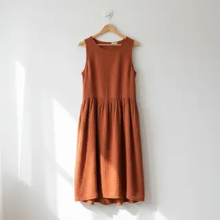 Double gauze/muslin terra ORGANIC
