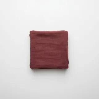 Double gauze/muslin rouge ORGANIC