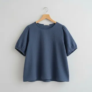 Double gauze/muslin jeans blue ORGANIC