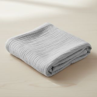 Double gauze/muslin light grey ORGANIC