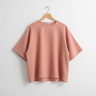 Double gauze/muslin soft rose ORGANIC