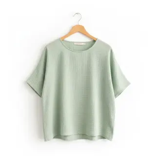 Double gauze/muslin mint ORGANIC