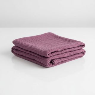 Double gauze/muslin purple ORGANIC
