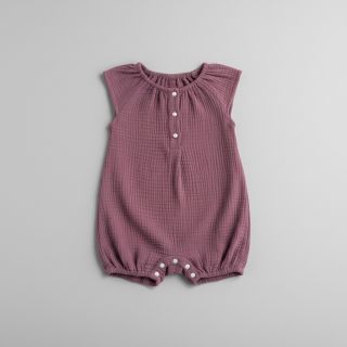 Double gauze/muslin purple ORGANIC