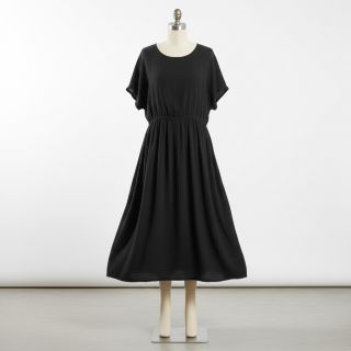 Double gauze/muslin black