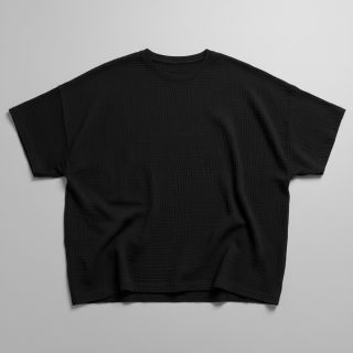 Double gauze/muslin black