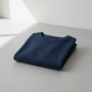 Double gauze/muslin navy