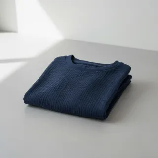 Double gauze/muslin navy