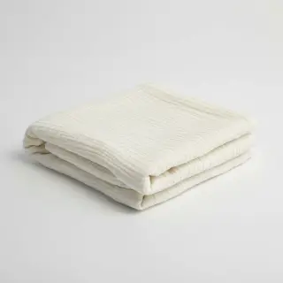 Double gauze/muslin ecru