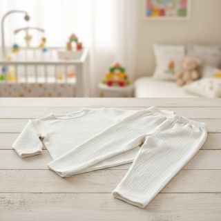 Double gauze/muslin ecru