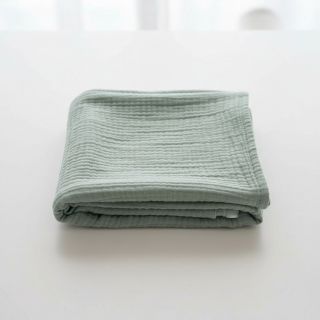Double gauze/muslin dark mint