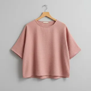 Double gauze/muslin soft rose