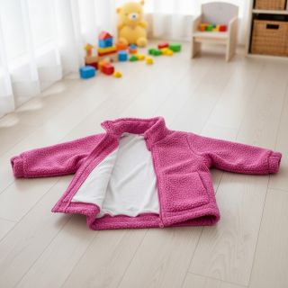 Fleece TEDDY DOUBLE SIDED pink